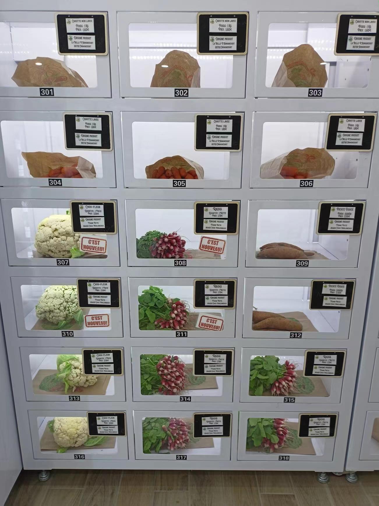 Weimi Kühlschließfach-Verkaufsautomat für Frischfleisch-Verkaufsautomaten in den Niederlanden